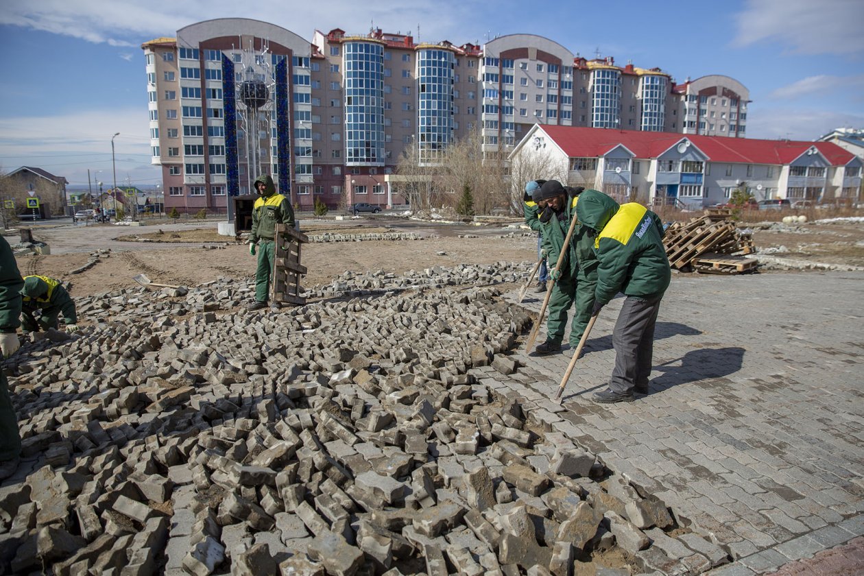 Старт с пешеходной зоны