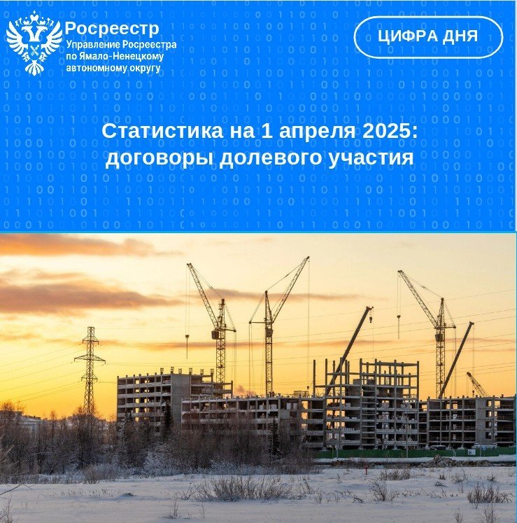 Статистика ямальского Росреестра: договоры долевого участия